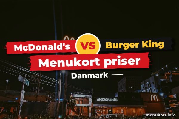 Burgers prices compared Danmark 2026