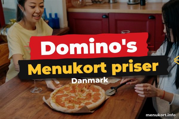 Domino's menu priser 2026