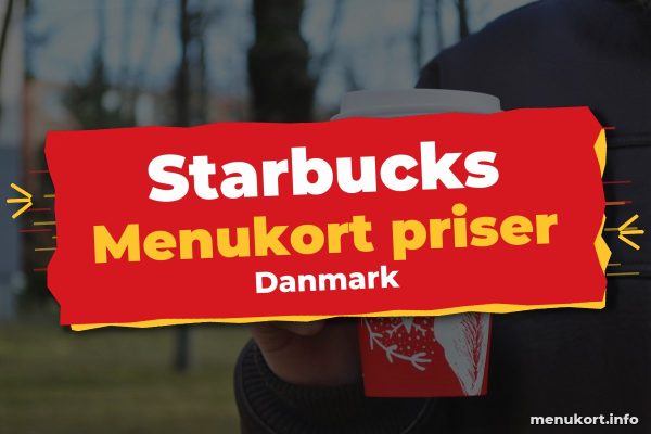 Starbucks menu priser 2026